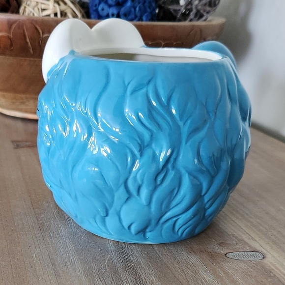 🍪 Sesame Street Cookie Monster Coffee Mug – Hand Painted, NWT, Large Muppets - Picture 5 of 16